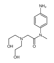 N-(4-aminophenyl)-2-[bis(2-hydroxyethyl)amino]-N-methylacetamide Structure