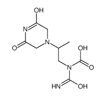 carbamoyl-[2-(3,5-dioxopiperazin-1-yl)propyl]carbamic acid结构式