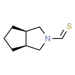 Cyclopenta[c]pyrrole-2(1H)-carbothioaldehyde, hexahydro-, cis- (9CI) structure