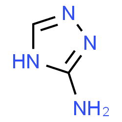 1H-1, 2, 4-三氮唑-5-胺结构式