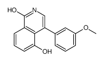 5-hydroxy-4-(3-methoxyphenyl)-2H-isoquinolin-1-one Structure