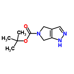 4,6-Dihydropyrrolo[3,4-c]pyrazole-5(1H)-carboxylic acid tert-butyl ester structure