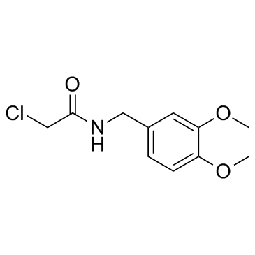 2-Chloro-N-(3,4-dimethoxybenzyl)acetamide structure