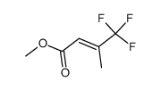 β-trifluoromethylcrotonic acid methyl ester结构式