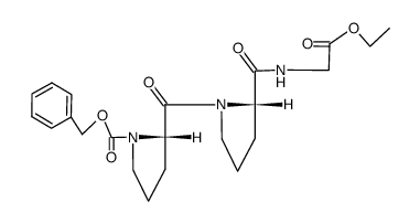 Cbz-Pro-Pro-Gly-OEt结构式