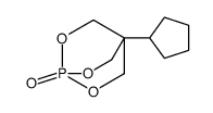 4-cyclopentyl-2,6,7-trioxa-1λ5-phosphabicyclo[2.2.2]octane 1-oxide Structure