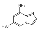 6-甲基-咪唑并[1,2-a]吡啶-8-胺结构式