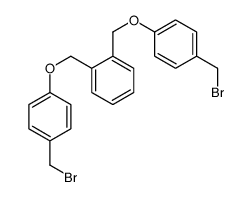 1,2-bis[[4-(bromomethyl)phenoxy]methyl]benzene结构式