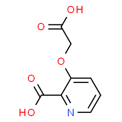 2-Pyridinecarboxylicacid,3-(carboxymethoxy)-(9CI) Structure