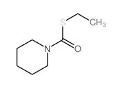 1-Piperidinecarbothioicacid, S-ethyl ester Structure