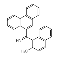 9-Phenanthrenemethanimine,a-(2-methyl-1-naphthalenyl)- structure