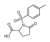 1-p-toluenesulphonyl-5-oxopyrrolidine-2-carboxylic acid Structure