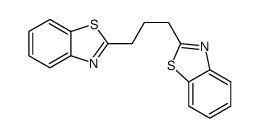 2-[3-(1,3-benzothiazol-2-yl)propyl]-1,3-benzothiazole结构式