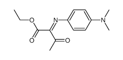 ethyl 2,3-dioxobutyrate 2-[p-(dimethylamino)anil]结构式