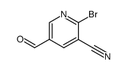 2-Bromo-5-formylnicotinonitrile Structure