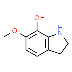 1H-Indol-7-ol,2,3-dihydro-6-methoxy-(9CI) structure