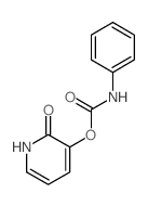 2(1H)-Pyridinone,3-[[(phenylamino)carbonyl]oxy]-结构式
