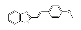 (E)-2-[2-(4-methoxyphenyl)ethenyl]benzoxazole Structure