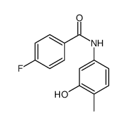 Benzamide, 4-fluoro-N-(3-hydroxy-4-methylphenyl)- (9CI) structure
