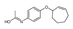 N-(4-cyclohept-2-en-1-yloxyphenyl)acetamide Structure