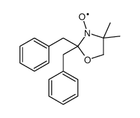 2,2-dibenzyl-3-λ1-oxidanyl-4,4-dimethyl-1,3-oxazolidine结构式
