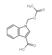 1-(ACETOXYMETHYL)-1H-INDOLE-3-CARBOXYLIC ACID picture