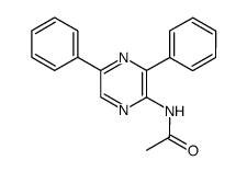 2-acetamino-3,5-diphenylpyrazine Structure
