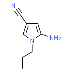 1H-Pyrrole-3-carbonitrile,5-amino-1-propyl-(9CI) Structure