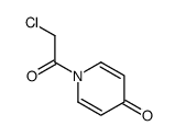 4(1H)-Pyridinone, 1-(chloroacetyl)- (9CI) structure