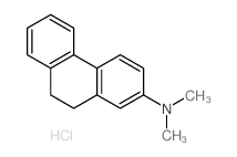 2-Phenanthrenamine,9,10-dihydro-N,N-dimethyl-, hydrochloride (1:1) Structure