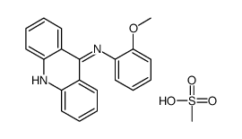 acridin-9-yl-(2-methoxyphenyl)azanium,methanesulfonate Structure
