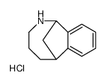 1,2,3,4,5,6-Hexahydro-1,6-methano-2-benzazocine hydrochloride结构式