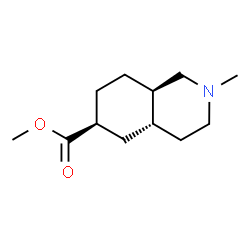6-Isoquinolinecarboxylicacid,decahydro-2-methyl-,methylester,(4aalpha,6alpha,8abta)-(9CI)结构式