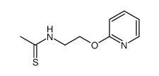 Ethanethioamide, N-[2-(2-pyridinyloxy)ethyl]- (9CI) picture