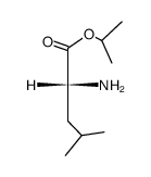 (R)-2-Amino-4-methyl-pentanoic acid isopropyl ester Structure