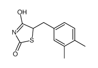 5-[(3,4-dimethylphenyl)methyl]-1,3-thiazolidine-2,4-dione Structure