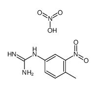 1-(4-methyl-3-nitrophenyl)guanidine nitrate Structure