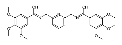 2,6-Bis(3,4,5-trimethoxybenzoylaminomethyl)pyridine structure