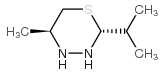 2H-1,3,4-Thiadiazine,tetrahydro-5-methyl-2-(1-methylethyl)-,trans-(9CI)结构式