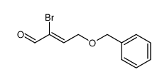 4-benzyloxy-2-bromo-but-2-enal Structure