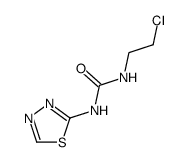 N-(2-chloroethyl)-N'-(1,3,4-thiadiazolyl-2)-urea Structure