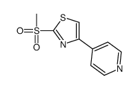2-methylsulfonyl-4-pyridin-4-yl-1,3-thiazole结构式