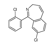8-chloro-1-(2-chlorophenyl)-3H-2-benzazepine结构式