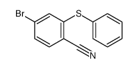 4-bromo-2-phenylsulfanylbenzonitrile Structure