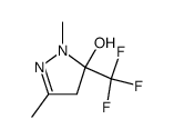 1,3-dimethyl-5-(trifluoromethyl)-4,5-dihydro-1H-pyrazol-5-ol Structure