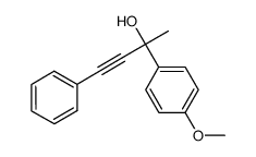 2-(4-methoxyphenyl)-4-phenyl-3-butyn-2-ol结构式