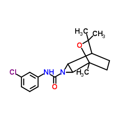 6-Oxa-3-azatricyclo[3.2.2.02,4]nonane-3-carboxamide,N-(3-chlorophenyl)-5,7,7-trimethyl- (9CI)结构式