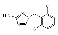 1H-1,2,4-Triazol-3-amine, 1-[(2,6-dichlorophenyl)methyl]结构式