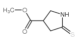 5-THIOXOPYRROLIDINE-3-CARBOXYLIC ACID METHYL ESTER Structure