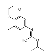 propan-2-yl N-(3-chloro-4-ethoxy-5-methylphenyl)carbamate Structure